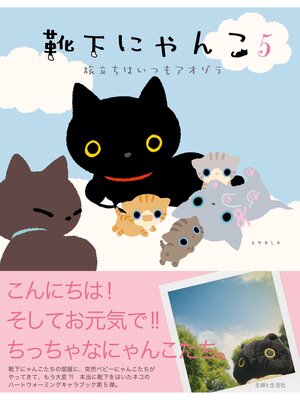 cover image of 靴下にゃんこ５　旅立ちはいつもアオゾラ